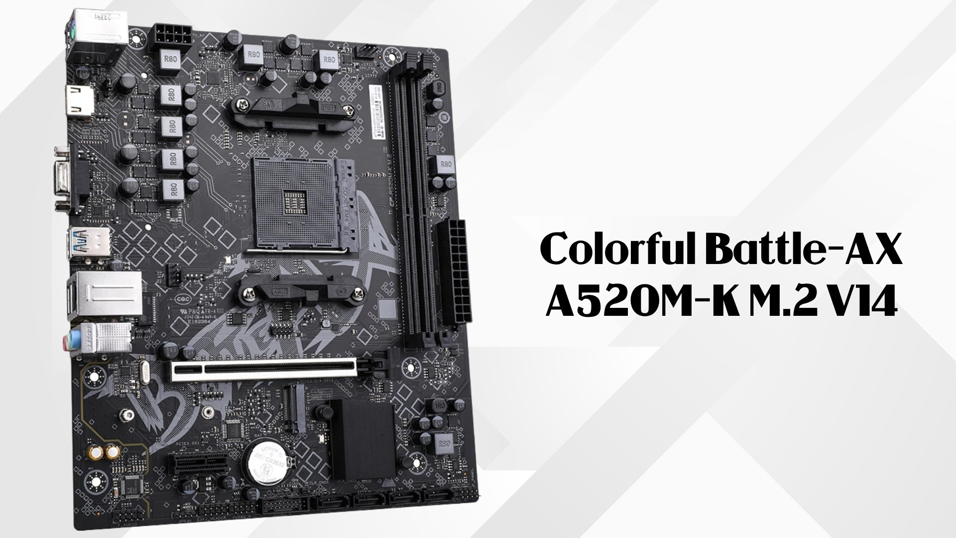 Mainboard Colorful Battle-AX A520M-K M.2 V14 - Mạnh mẽ và sáng tạo trong thiết kế và tính năng