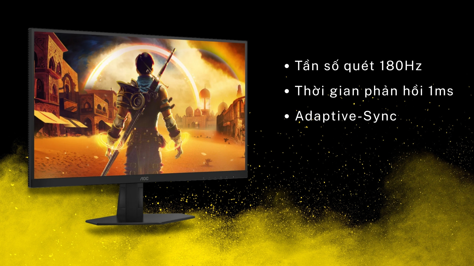 Màn hình Gaming 2K AOC Mini LED Q27G40XMN - Tận hưởng trải nghiệm chơi game mượt mà