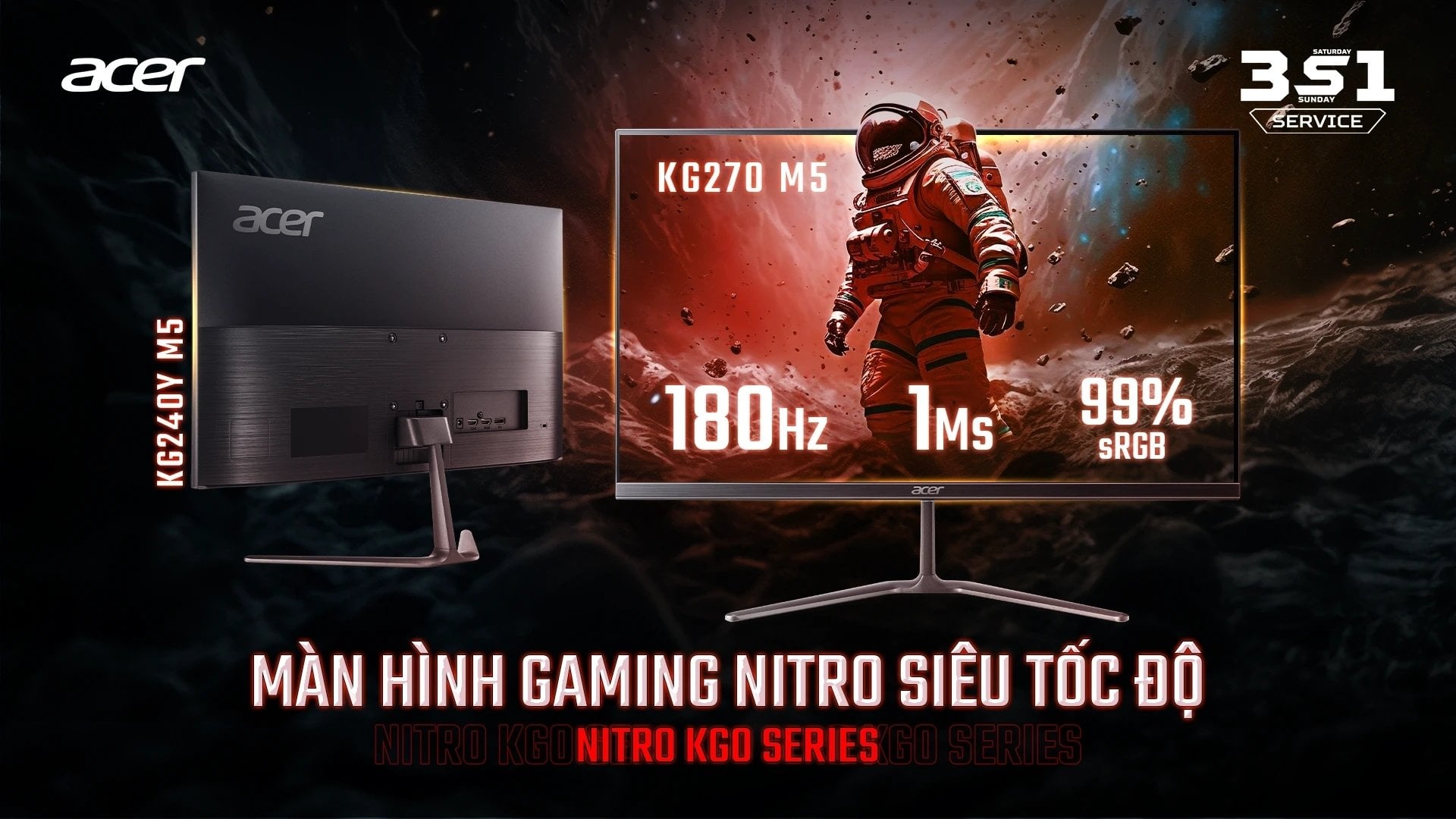 Màn hình Gaming Acer Nitro KG270 M5