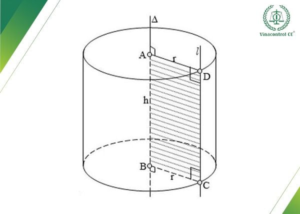 Công thức tính diện tích xung quanh, toàn phần hình trụ