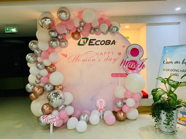 Trang trí backdrop 20/10 sống ảo ngày Phụ nữ Việt Nam 20/10