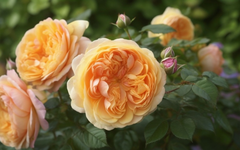 Hồng Juliet có màu cam