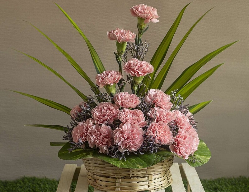 Cách cắm hoa cẩm chướng bằng xốp