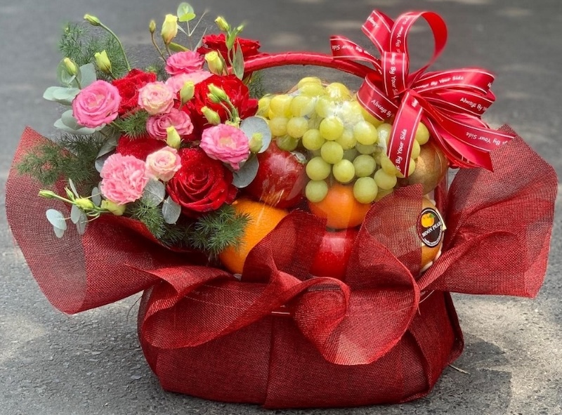 Giỏ hoa trái cây ra mắt người yêu