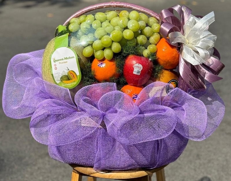 Giỏ trái cây quà tặng - Lựa chọn sang trọng và ý nghĩa cho sức khỏe