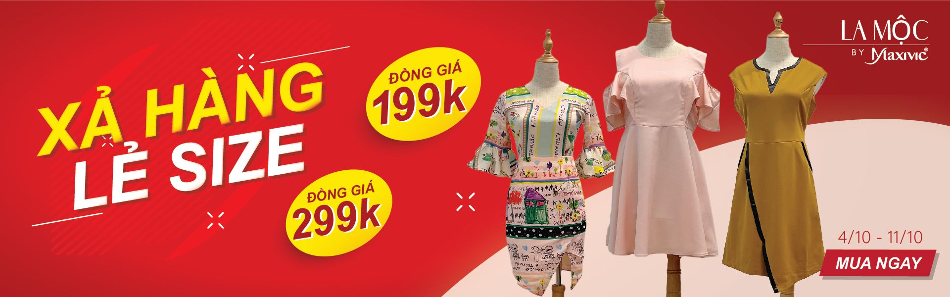 Xả hàng lẻ size