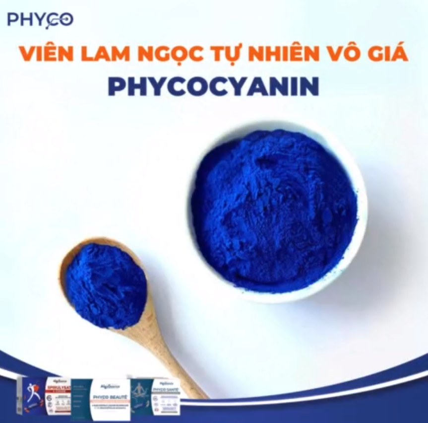 VIÊN LAM NGỌC TỰ NHIÊN VÔ GIÁ - PHYCOCYANIN