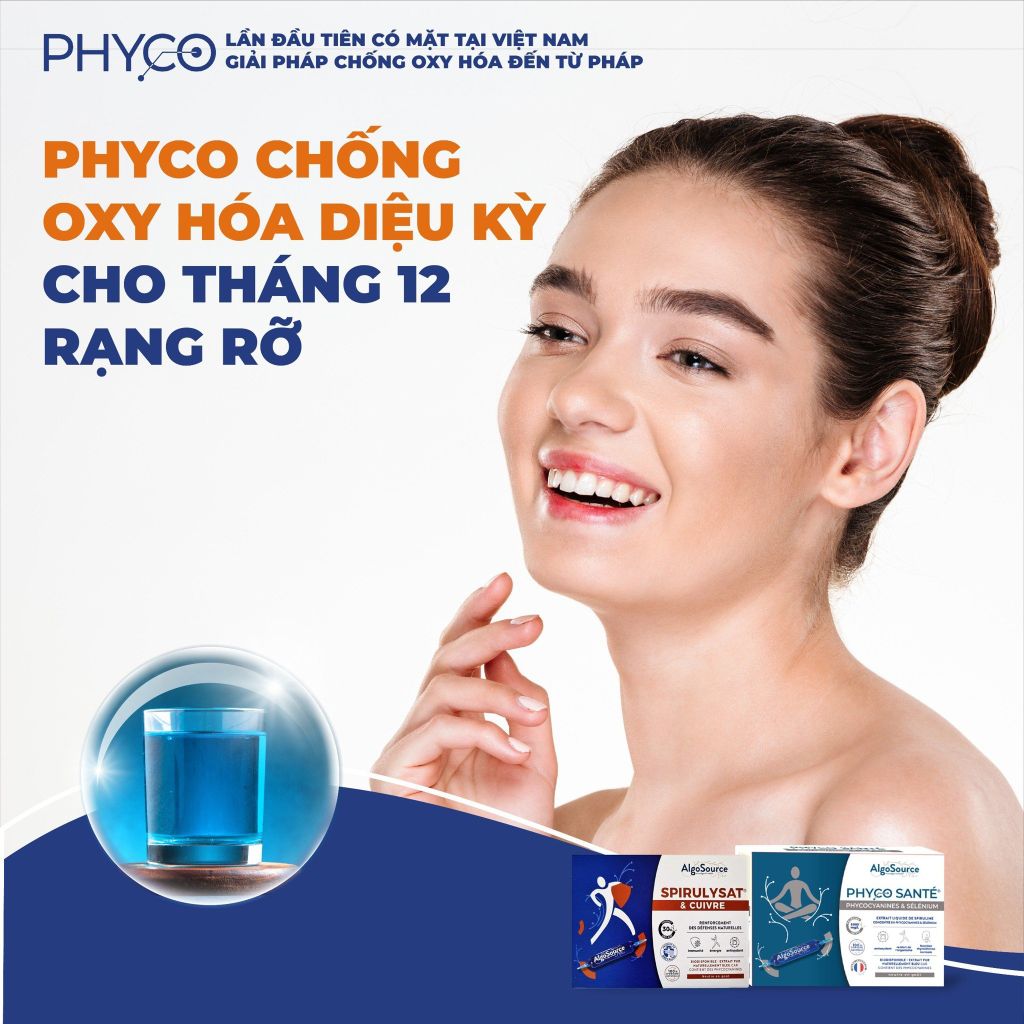 PHYCO CHỐNG OXY HÓA DIỆU KỲ CHO THÁNG 12 RẠNG RỠ