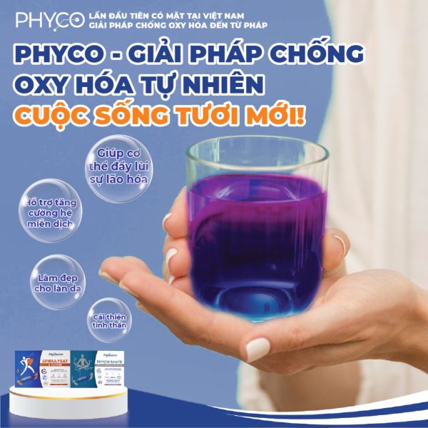 PHYCO GIẢI PHÁP CHỐNG OXY HÓA TỰ NHIÊN CHO CUỘC SỐNG TƯƠI MỚI!