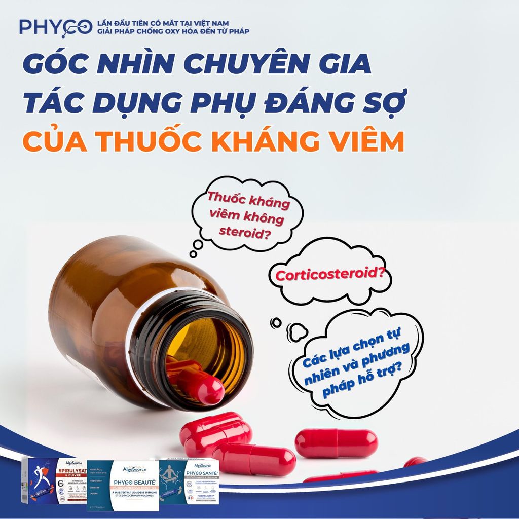 GÓC NHÌN CHUYÊN GIA TÁC DỤNG PHỤ ĐÁNG SỢ CỦA THUỐC KHÁNG VIÊM