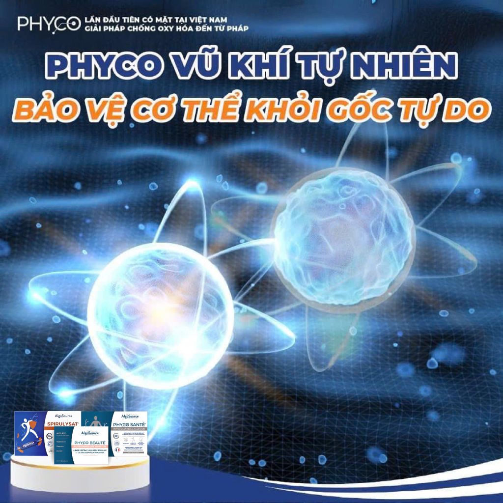 PHYCO VŨ KHÍ TỰ NHIÊN BẢO VỆ CƠ THỂ KHỎI GỐC TỰ DO
