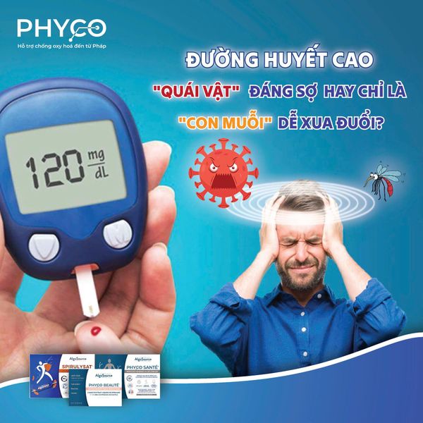 ĐƯỜNG HUYẾT CAO"QUÁI VẬT" ĐÁNG SỢ HAY CHỈ LÀ "CON MUỖI" DỄ XUA ĐUỔI?