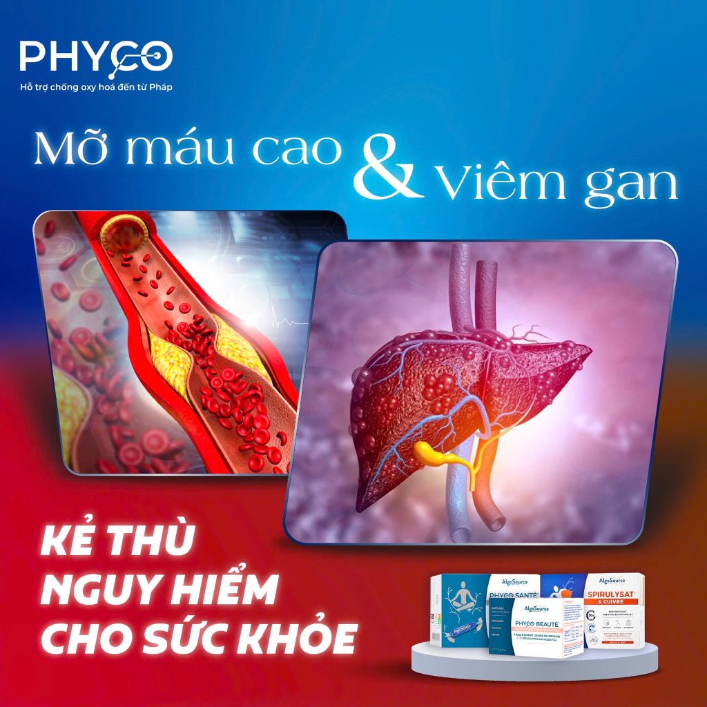 MỠ MÁU CAO & VIÊM GAN - KẺ THÙ NGUY HIỂM CHO SỨC KHỎE
