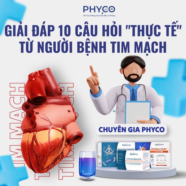"TIM ĐẬP THÌNH THỊCH, HỤT HƠI KHI LEO VÀI BẬC THANG... LIỆU CÓ CÁCH NÀO ĐỂ TÔI 'SỐNG KHỎE' VỚI TRÁI TIM 'YẾU'?" CHUYÊN GIA PHYCO GIẢI ĐÁP 10 CÂU HỎI "THỰC TẾ" TỪ NGƯỜI BỆNH TIM MẠCH! 💔