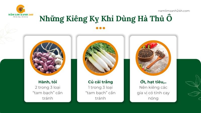 Những kiêng kỵ khi dùng Hà Thủ Ô