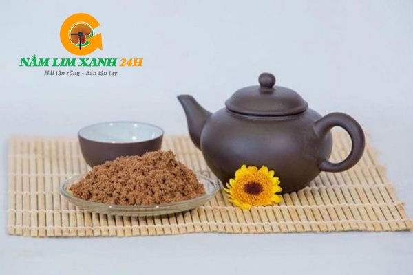 Nấm linh chi đỏ Hàn Quốc nghiền thành bột hãm trà