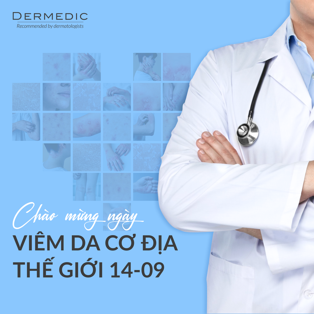 DERMEDIC CICATOPY ĐỒNG HÀNH CÙNG NGÀY VIÊM DA CƠ ĐỊA THẾ GIỚI 14.09