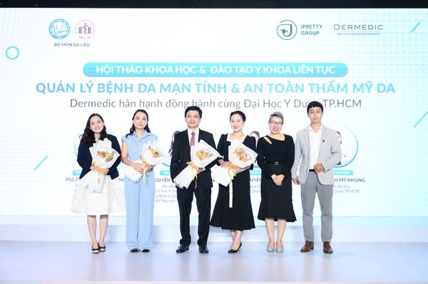 Dermedic & Bộ môn Da liễu - Đại Học Y Dược TP.HCM tổ chức thành công Chương trình đào tạo y khoa liên tục: "Quản lý bệnh da mạn tính và An toàn thẩm mỹ da"