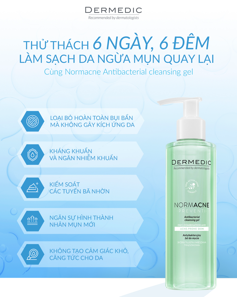 LÀM SẠCH DA, NGỪA MỤN QUAY LẠI LIỆU CÓ KHÓ?