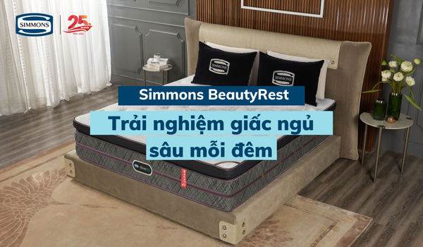 Nệm lò xo túi Simmons BeautyRest - Nhà dẫn đầu về giấc ngủ không gián đoạn (Do-not-disturb)