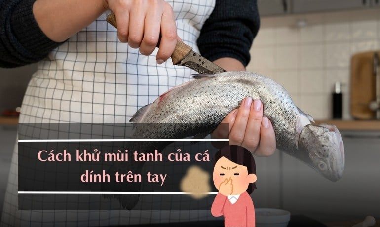 12 CÁCH KHỬ MÙI TANH CỦA CÁ DÍNH TRÊN TAY ĐƠN GIẢN TẠI NHÀ