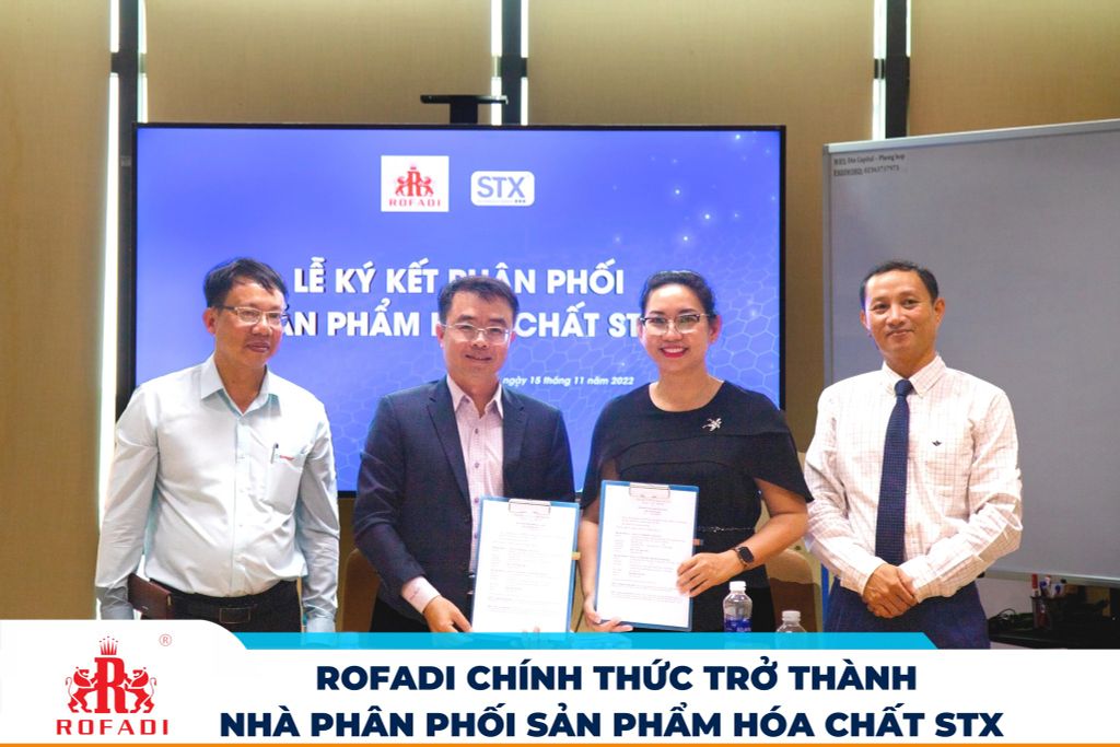 ROFADI CHÍNH THỨC TRỞ THÀNH NHÀ PHÂN PHỐI SẢN PHẨM HÓA CHẤT STX