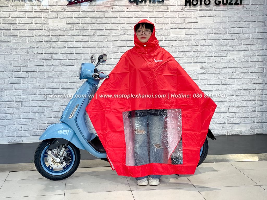 Áo Mưa Vespa chính hãng tại FMG Mobility | Motoplex Hanoi