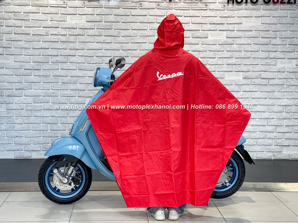 Áo Mưa Vespa chính hãng tại FMG Mobility | Motoplex Hanoi