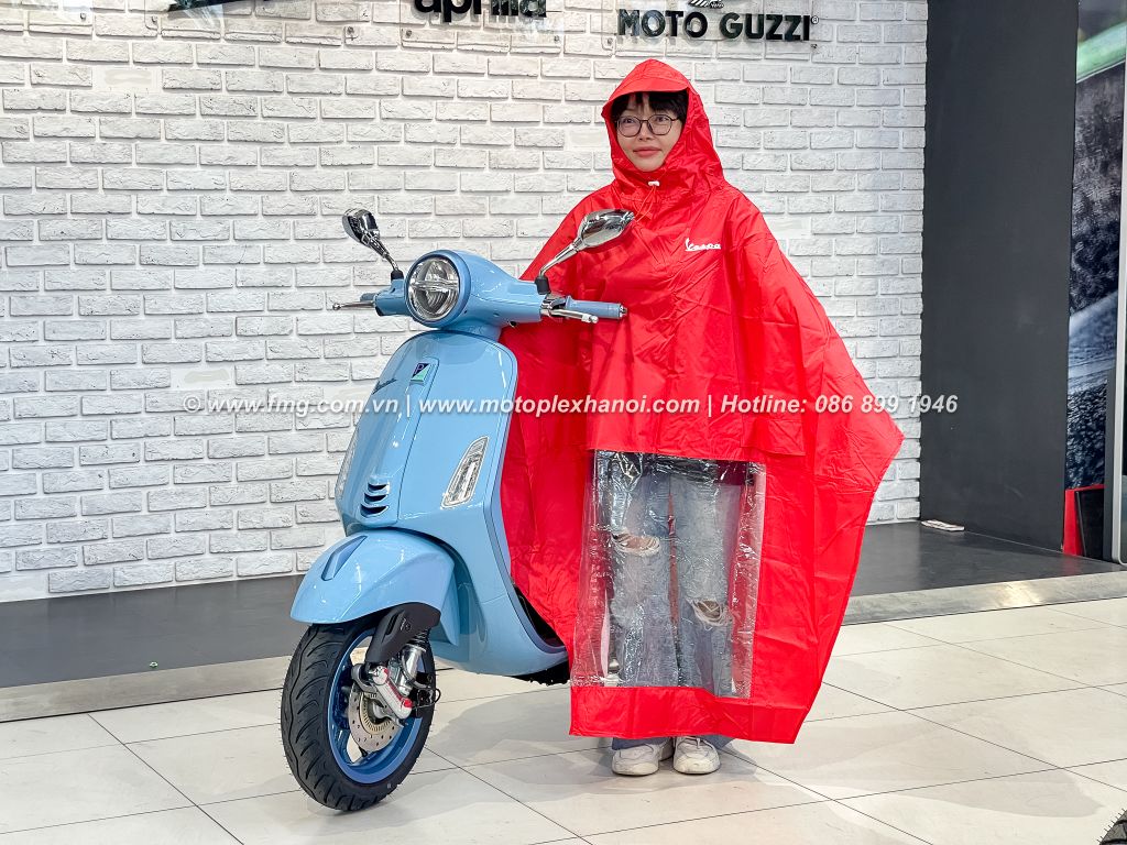Áo Mưa Vespa chính hãng tại FMG Mobility | Motoplex Hanoi