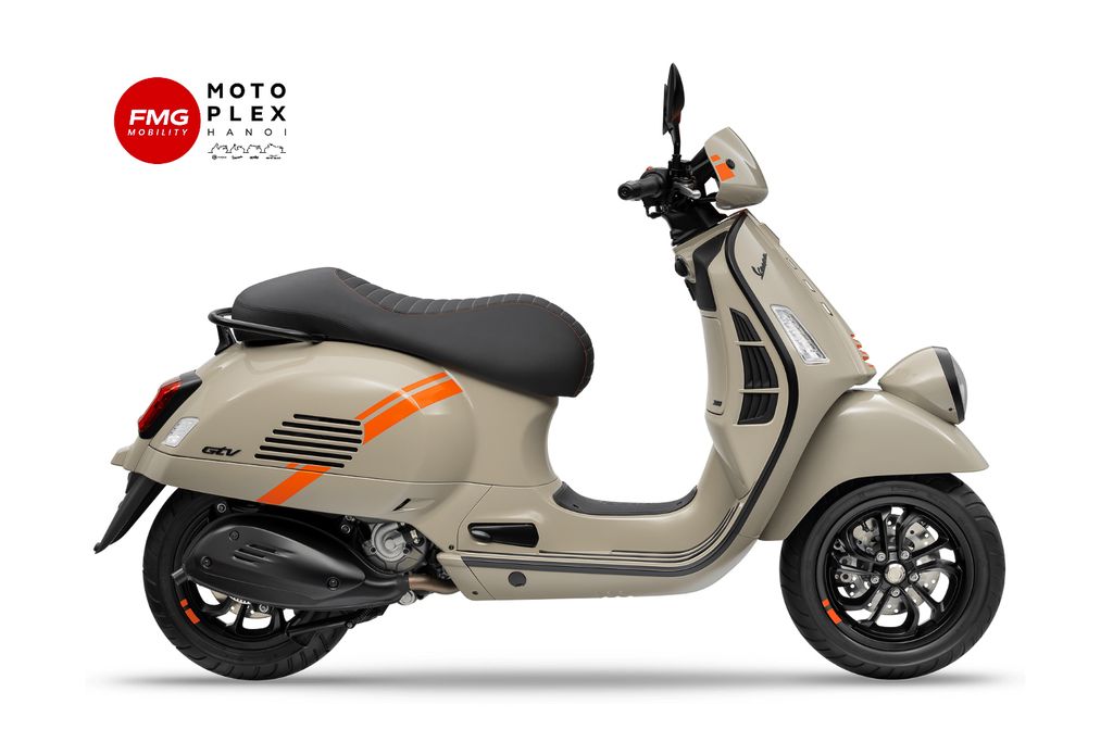 Vespa GTV màu Vàng Be - BEIGE SABBIA