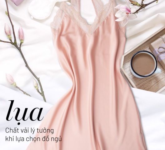 La'Venus hướng dẫn bảo quản đầm ngủ 2 dây lụa luôn bền đẹp như mới