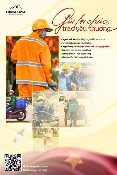 gửi lời chúc trao yêu thương