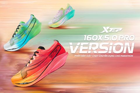 Giày chạy bộ chuyên dụng Xtep 160X 5.0 PRO có gì hot mà khiến giới runner “truy lùng” sau hơn 1 tháng ra mắt tại Việt Nam