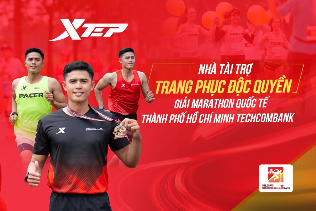 Thương hiệu thời trang thể thao Xtep đồng hành cùng Marathon HCM