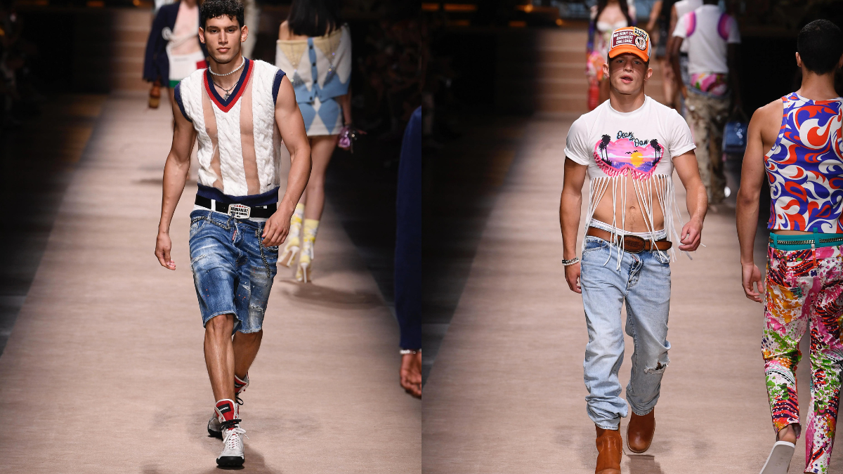 Dsquared2 2024: Thời trang của sự ham muốn và phấn khích Hinh anh 3: Dsquared2 2024: Thoi trang cua su ham muon va phan khich