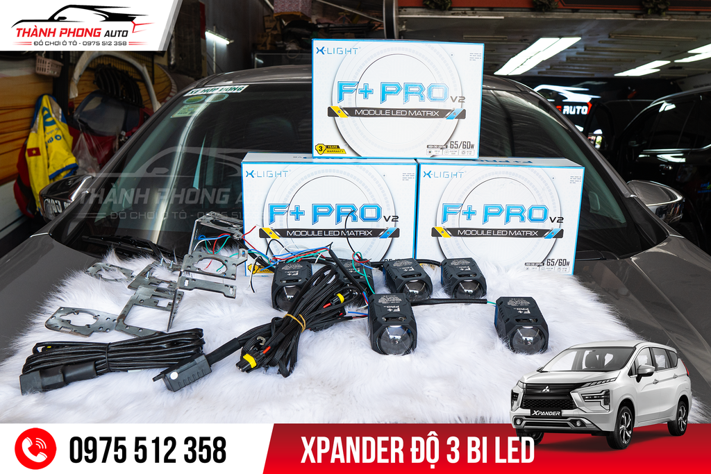Xpander độ 3 bi