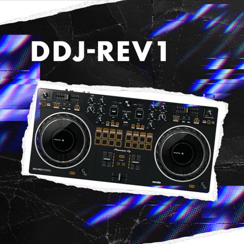 DDJ-REV1 Scratch-style 2-channel DJ controller for Serato DJ Lite (Black)