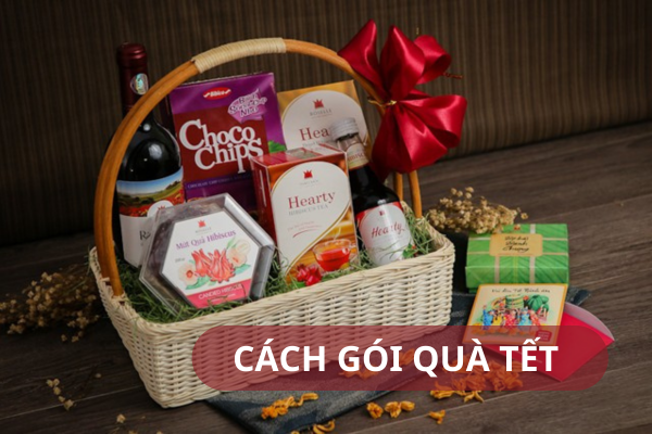 Hướng dẫn cách gói giỏ quà Tết đẹp, kinh doanh ‘hút’ khách