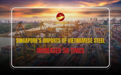 Singapore's imports of Vietnamese steel increased 56 times