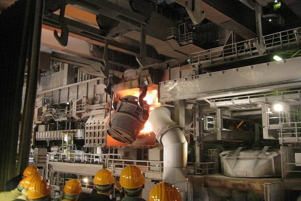 Steelmaking by BOF blast furnace