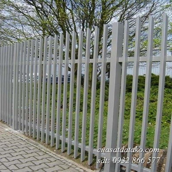hàng rào sắt hộp đơn giản đẹp