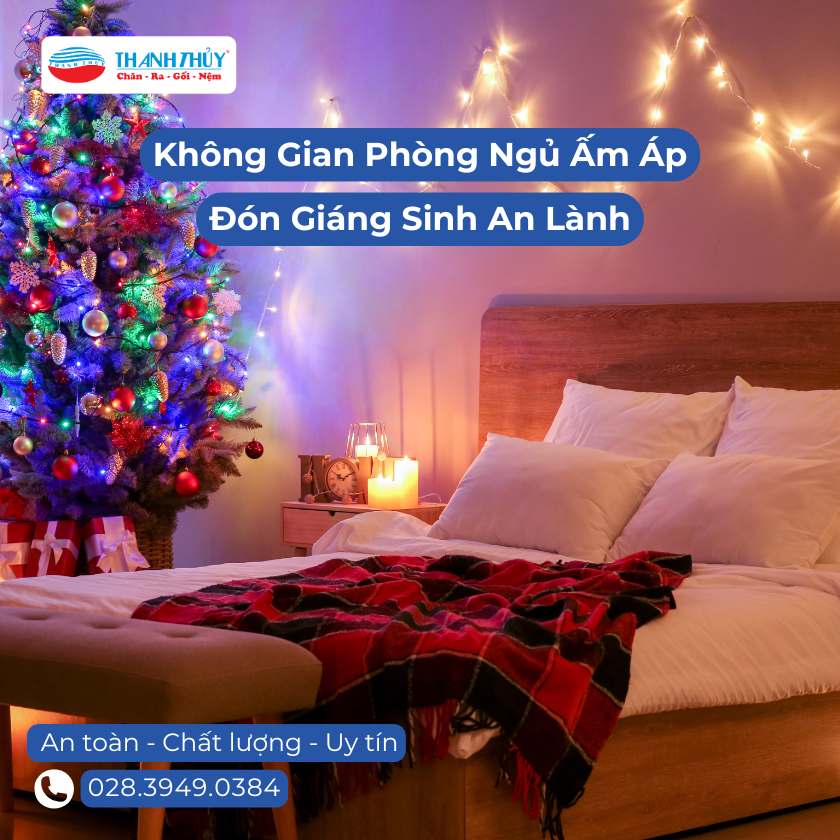 Đón Giáng Sinh An Lành Với Không Gian Phòng Ngủ Ấm Áp, Sang Trọng