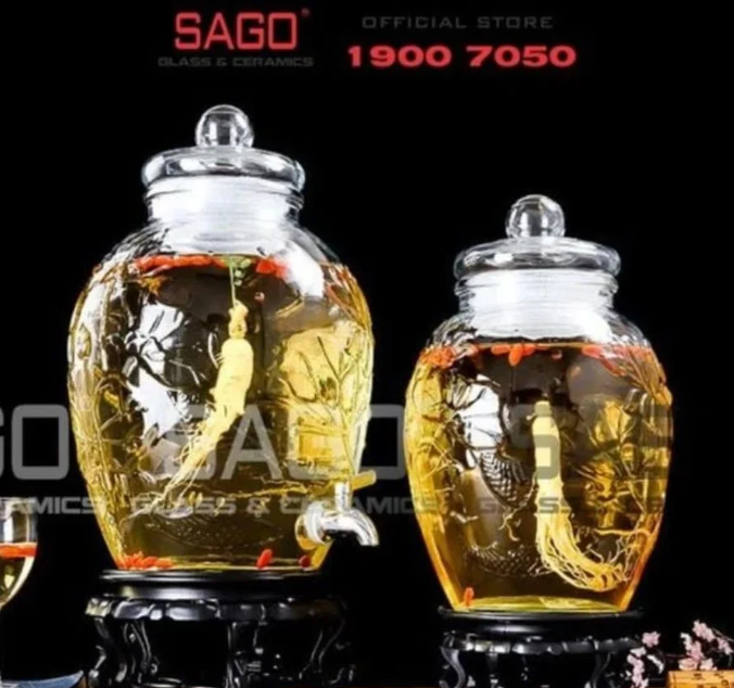 Bình thủy tinh 30 lít mua ở đâu?