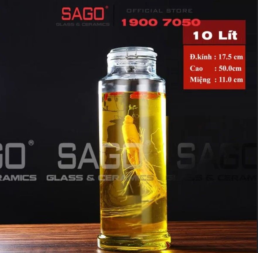 Bình thủy tinh ngâm rượu - Bí quyết bảo quản và nâng tầm hương vị rượu truyền thống