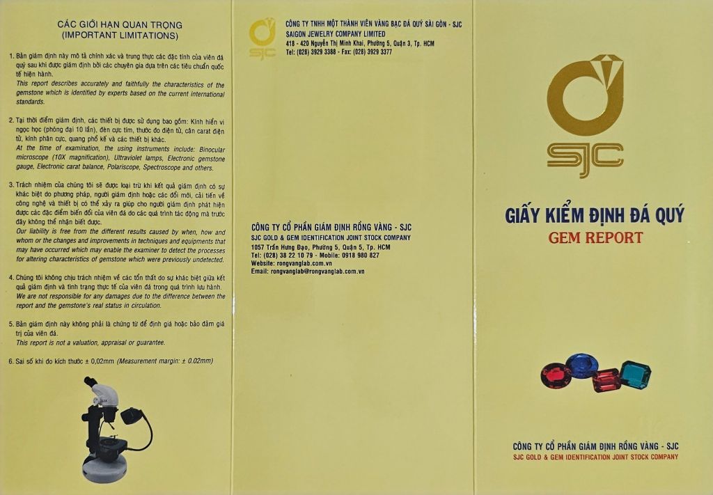 Giấy chứng nhận / kiểm định