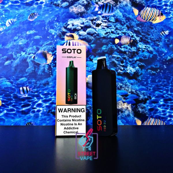 Soto Display 8000 Puffs Disposable Pod Red Bull