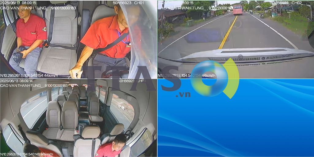 camera xe khách lắp 3 camera