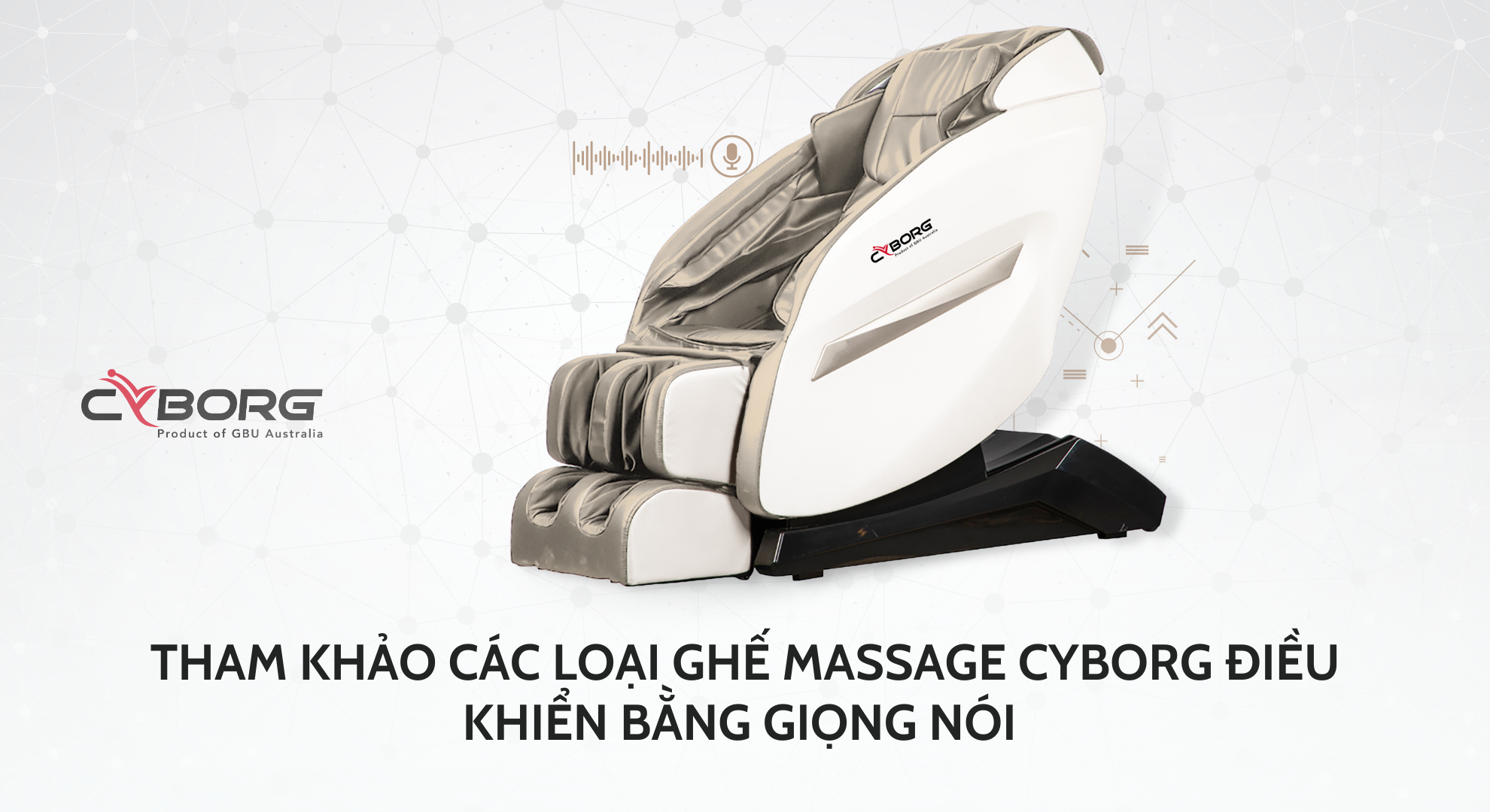 Tham Khảo Các Loại Ghế Massage Cyborg điều Khiển Bằng Giọng Nói Ghế Massage Toàn Thân Cao Cấp