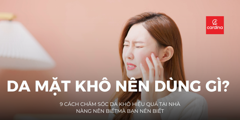 Da Mặt Khô Nên Dùng Gì? 9 Cách Chăm Sóc Da Khô Hiệu Quả Tại Nhà Nàng Nên Biết
