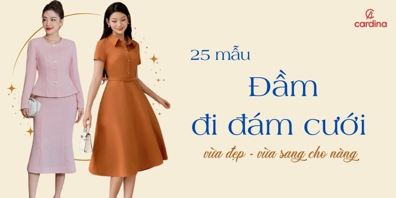 25 mẫu đầm đi đám cưới đẹp mà cuốn hút cho mùa cưới 2025